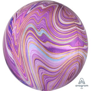 M.15'' PURPLE MARBLEZ ORBZ