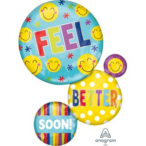 M.22'' FEEL BETTER SOON BUBBLE SHAPE