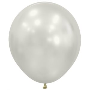 18" Silk Oyster White (25pcs)