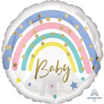 M.18'' PASTEL RAINBOW BABY