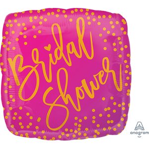 M.18'' PINK&GOLD BRIDAL SHOWER