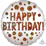 M.35'' SATIN INFUSED BIRTHDAY SEQUINS