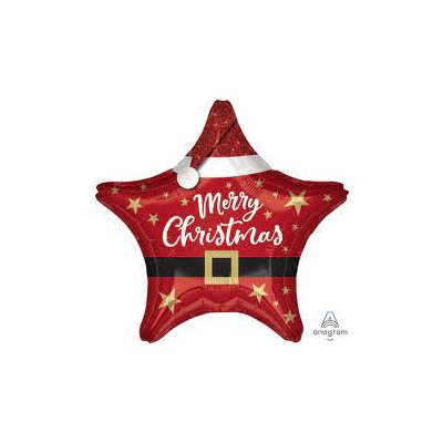19'' M.SANTA CHRISTMAS STAR