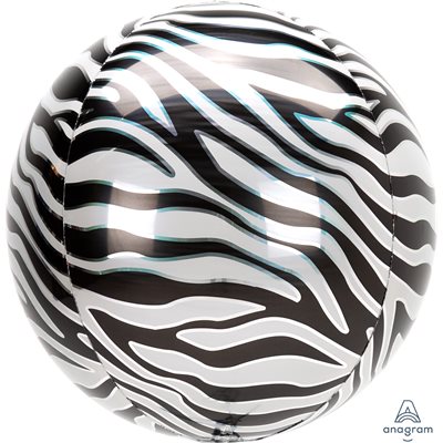 15'' M. ZEBRA PRINT ANIMALX ORBZ