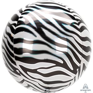 15'' M. ZEBRA PRINT ANIMALX ORBZ