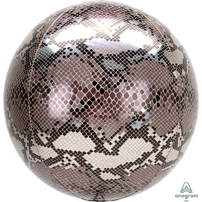 M.15'' SNAKESKIN PRINT ANIMALZ ORBZ