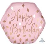 23'' M.BLUSH BIRTHDAY  H / S