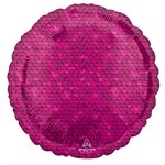 M.18'' BRIGHT PINK SEQUINS
