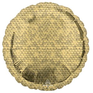M.18'' GLITTER GOLD SEQUINS