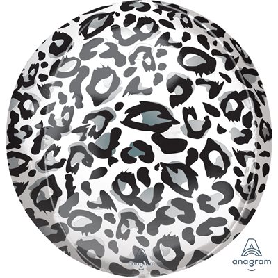 M.15'' SNOW LEOPARD ANIMALZ ORBZ