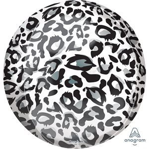 M.15'' SNOW LEOPARD ANIMALZ ORBZ