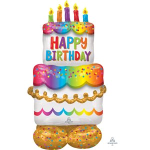 53'' M.BIRTHDAY CAKE AIRLOONZ