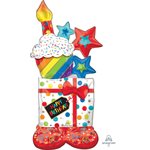 55''M.STACKED BIRTHDAY ICONS AIRLOONZ