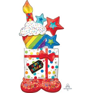 55''M.STACKED BIRTHDAY ICONS AIRLOONZ