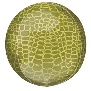 M.15'' ALLIGATOR PRINT ANIMALZ ORBZ