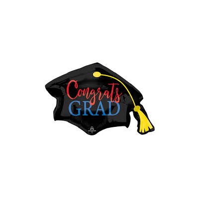 CONGRATS GRAD HAT H / S 31''