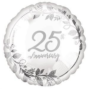 18'' M.HAPPY 25th ANNIVERSARY