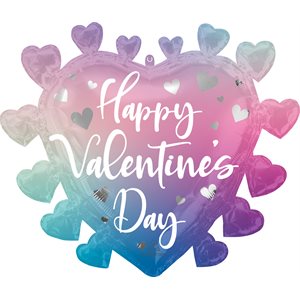 M.27'' HAPPY VALENTINE DAY OMBRÉ H / S