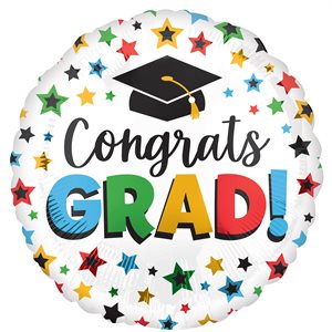 CONGRATS GRAD JUMBO 28''