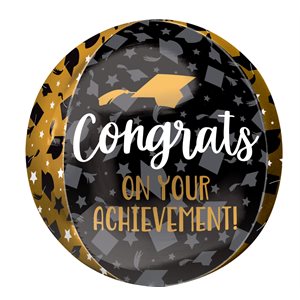 15'' M.CONGRATS ON YOUR ACHIEVEMENT ORBZ