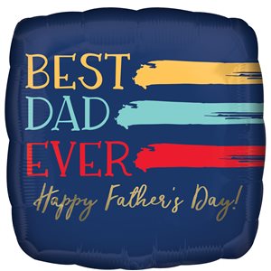 M.18'' PAINTED BEST DAD EVER