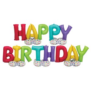 M.HAPPY BIRTHDAY 34',X32'' 48''X32'' KITAIRLOONZ