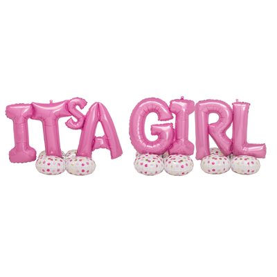 M.IT'S A GIRL 50''X34'' 27''X32'' KIT AIRLOONZ M.IT'S A GIRL 50''X34'' 27''X32'' KIT AIRLOONZ