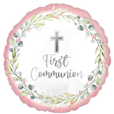 18'' M.MY FIRST COMMUNION PINK