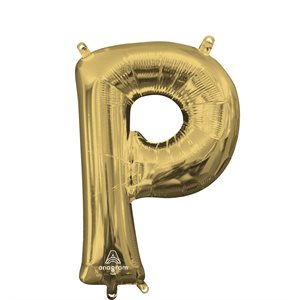 16'' M.LETTER P WHITE GOLD