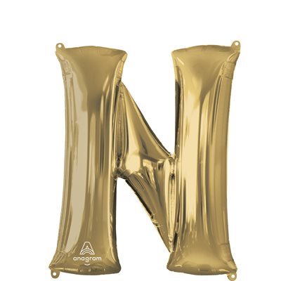 34'' M.LETTER N WHITE GOLD