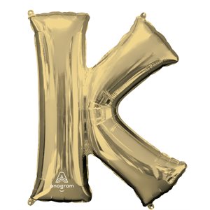 34'' M.LETTER K WHITE GOLD H / S
