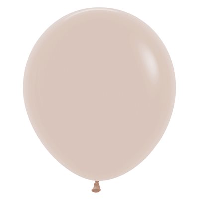 "18"" Fashion White Sand Round (25pcs)"