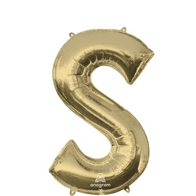 34'' M.LETTER S WHITE GOLD H / S
