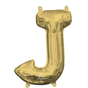 16'' M.LETTER J WHITE GOLD