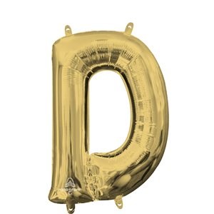 16'' M.LETTER D WHITE GOLD