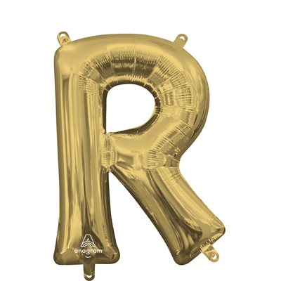 16'' M.LETTER R WHITE GOLD