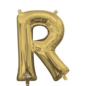 16'' M.LETTER R WHITE GOLD