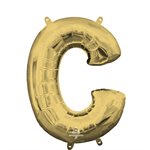 M.16'' LETTRE C OR BLANC
