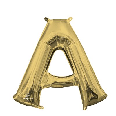 16'' M.LETTER A WHITE GOLD