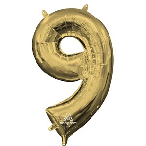 16''M.NUMBER 9 WHITE GOLD