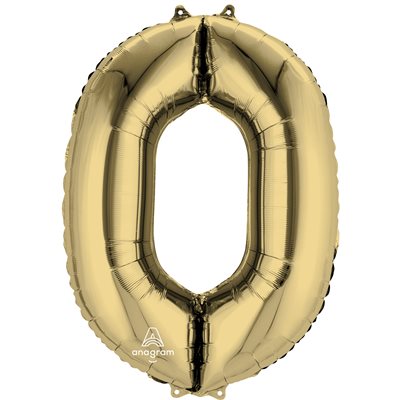 34'' M.LETTER O WHITE GOLD H / S