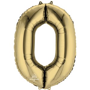 34'' M.LETTER O WHITE GOLD H / S