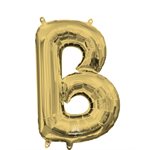 16''M. LETTER B WHITE GOLD