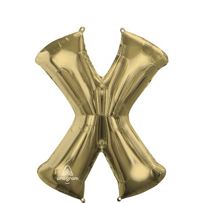 34'' M.LETTER X WHITE GOLD H / S