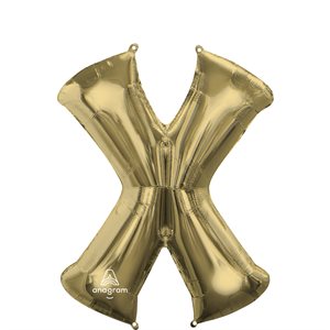 34'' M.LETTER X WHITE GOLD H / S