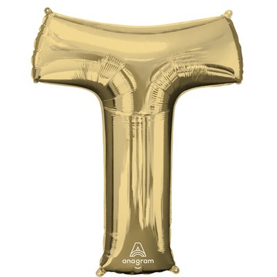 34'' M.LETTER T WHITE GOLS H / S