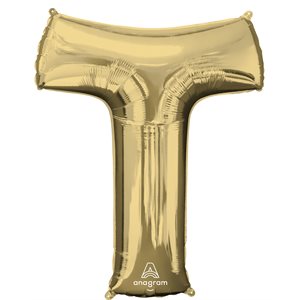 34'' M.LETTER T WHITE GOLS H / S
