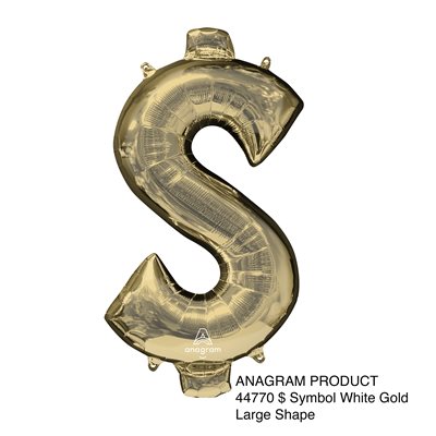 M.34'' SYMBOLE $ OR BLANC H / S