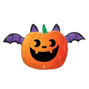 21'' M.FUN &SPOOKY PUMPKIN STACKER H / S
