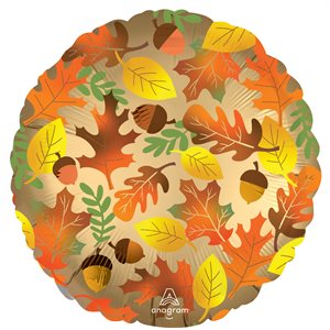 18'' M.FEUILLES D'AUTOMNE SATIN